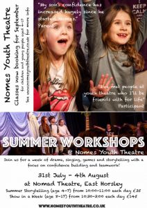 nomes youth theatre summer school 2017